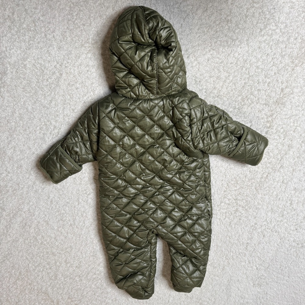 Duck Duck Goose Baby Boys Romper Jumpsuit Coveralls Ace Pilot NEW 3-6 M Puffer - Picture 4 of 8